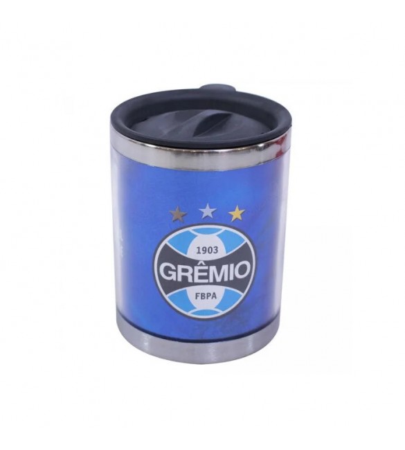 Caneca Térmica Com Tampa 450ml - Gremio Produto Oficial